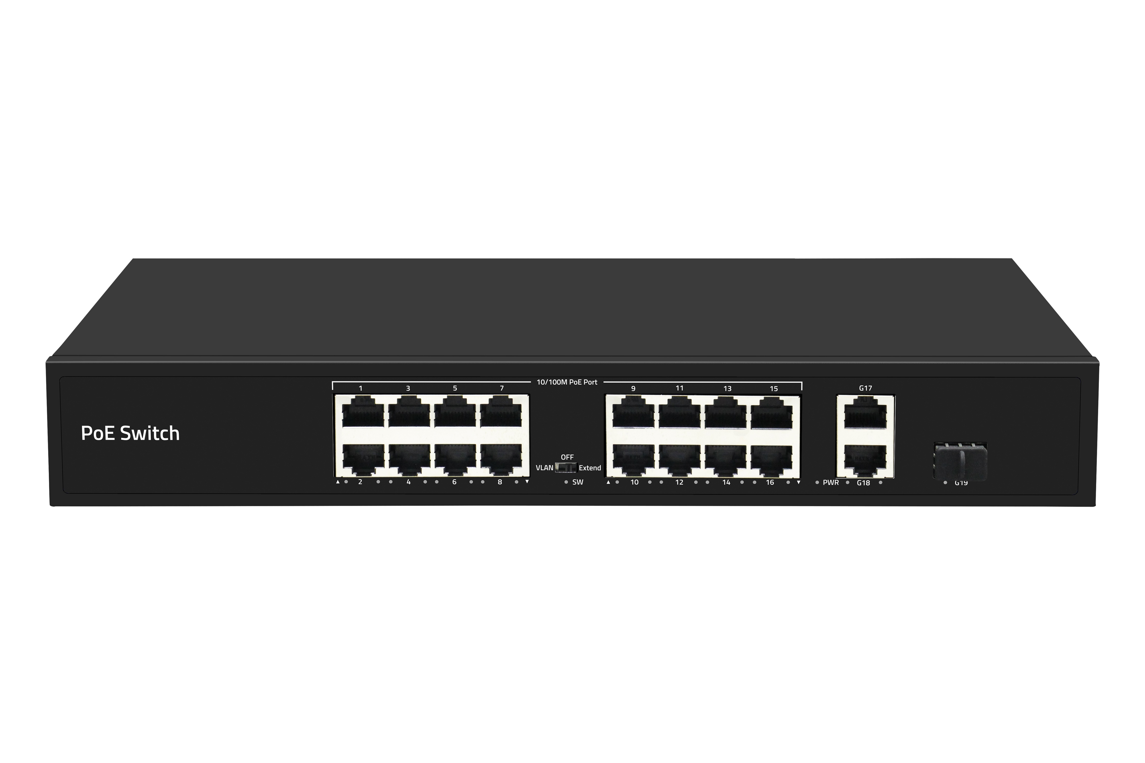 Коммутатор с питанием по PoE Smartec ST-NS016MB-GDF