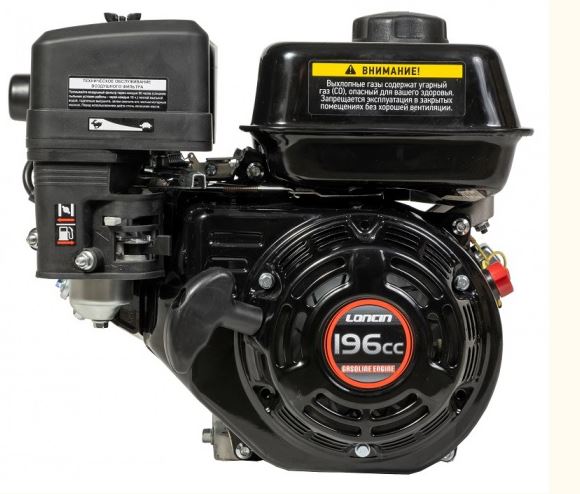 Двигатель бензиновый Loncin G200F TSS-WP160L/Engine Loncin G200F (Ø19mm), №6 (300006-2)