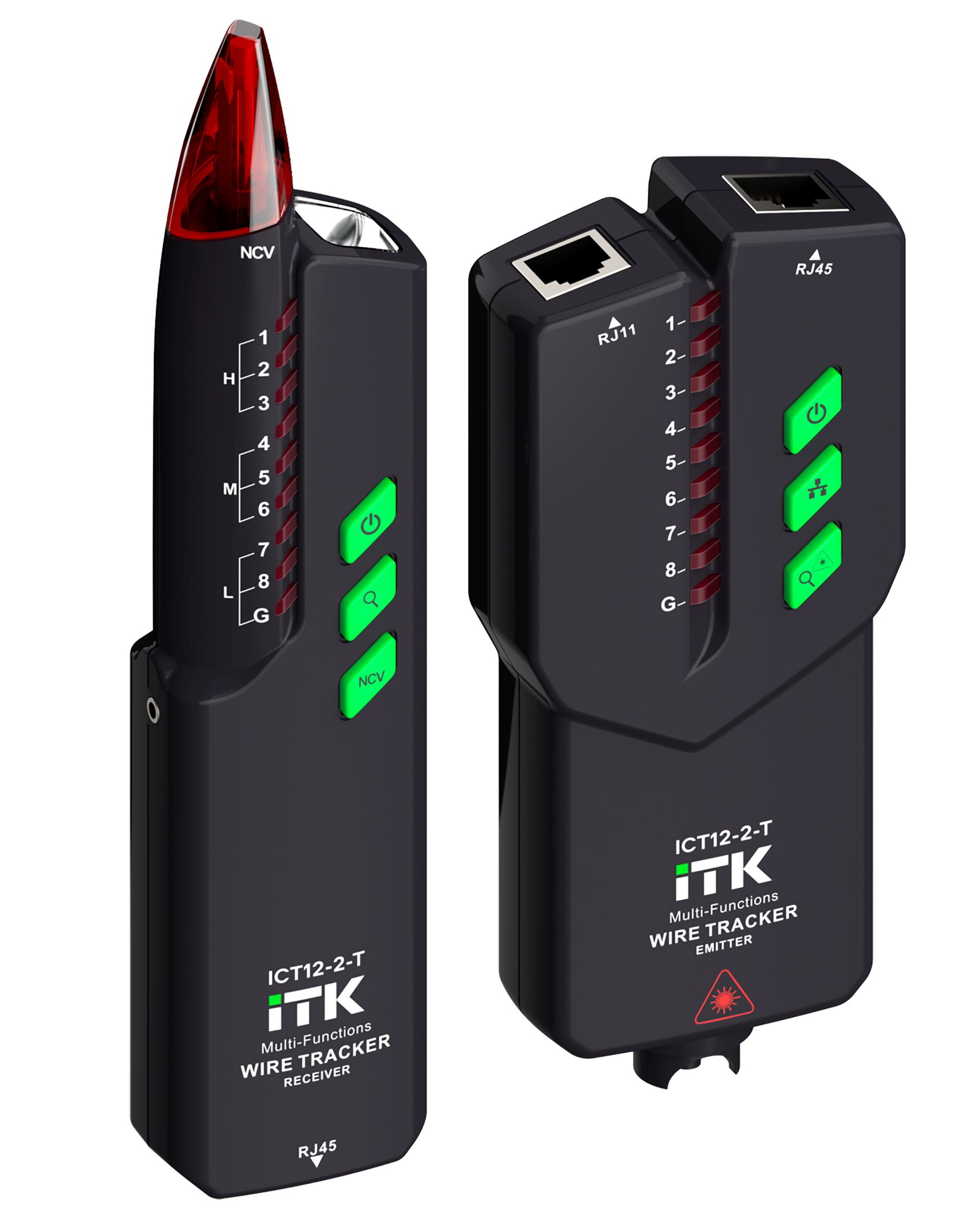 Тестер для LAN-кабеля многофункциональный (RJ4 5 RJ11 VFL)