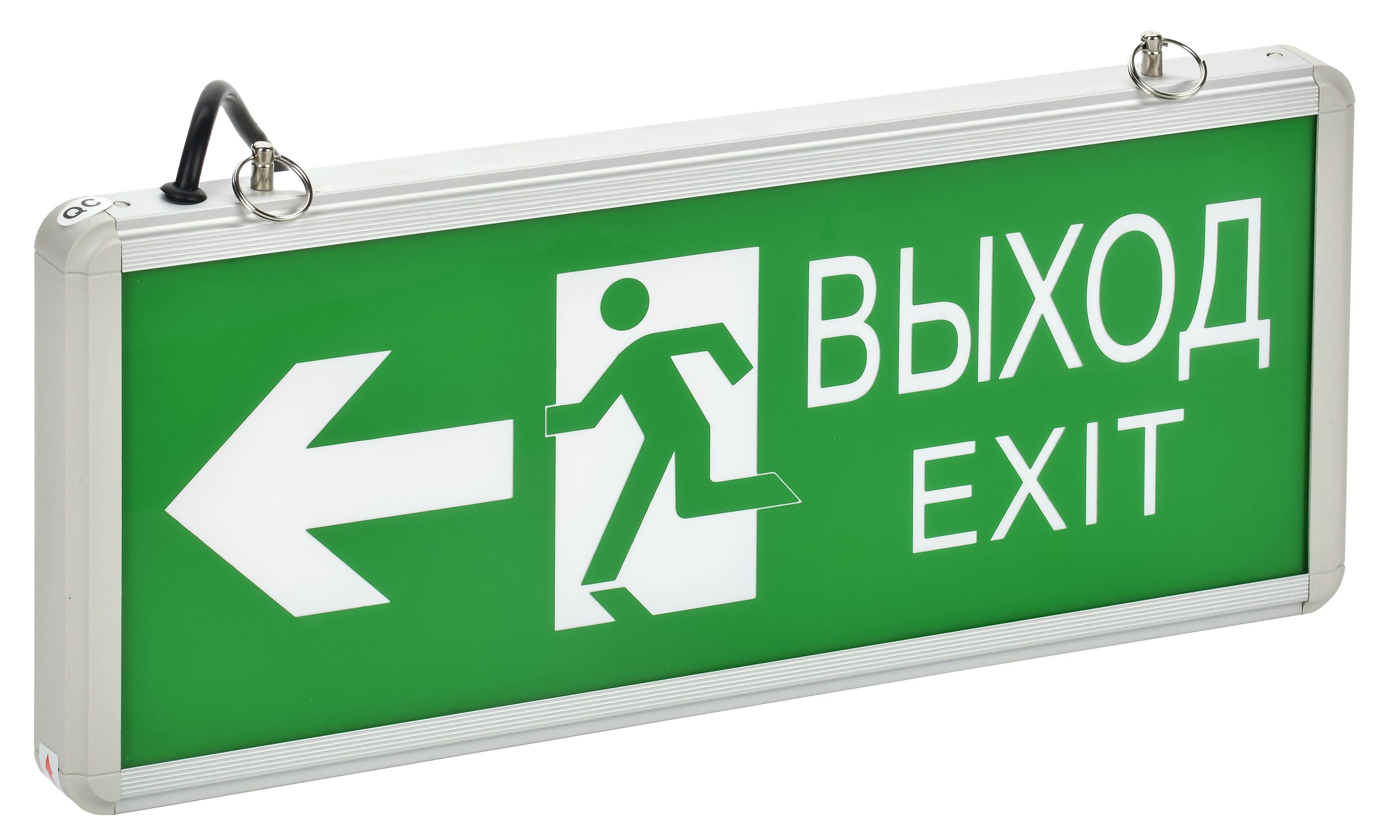 Светильник аварийный светодиодный ССА1003 3Вт 1,5ч двусторонний ВЫХОД-EXIT с/ф IP20 LSSA0-1003-003-K03 IEK