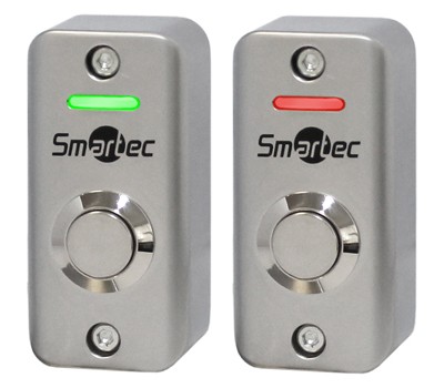 Кнопка металлическая, накладная Smartec ST-EX012LSM