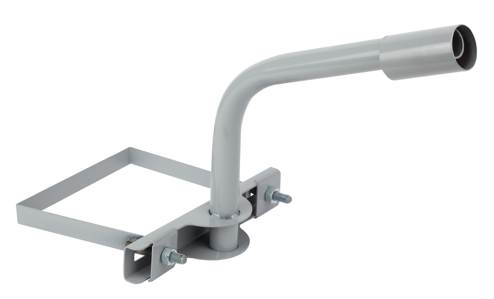 Кронштейн на опору для уличного светильника с 1 хомутом 350mm d48mm SPP-AC3-0-350-048