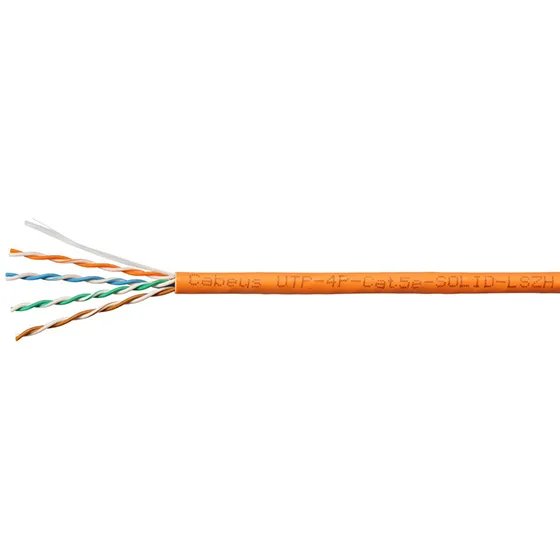 Кабель витая пара Cabeus UTP-4P-CAT.5E-SOLID-LSZH