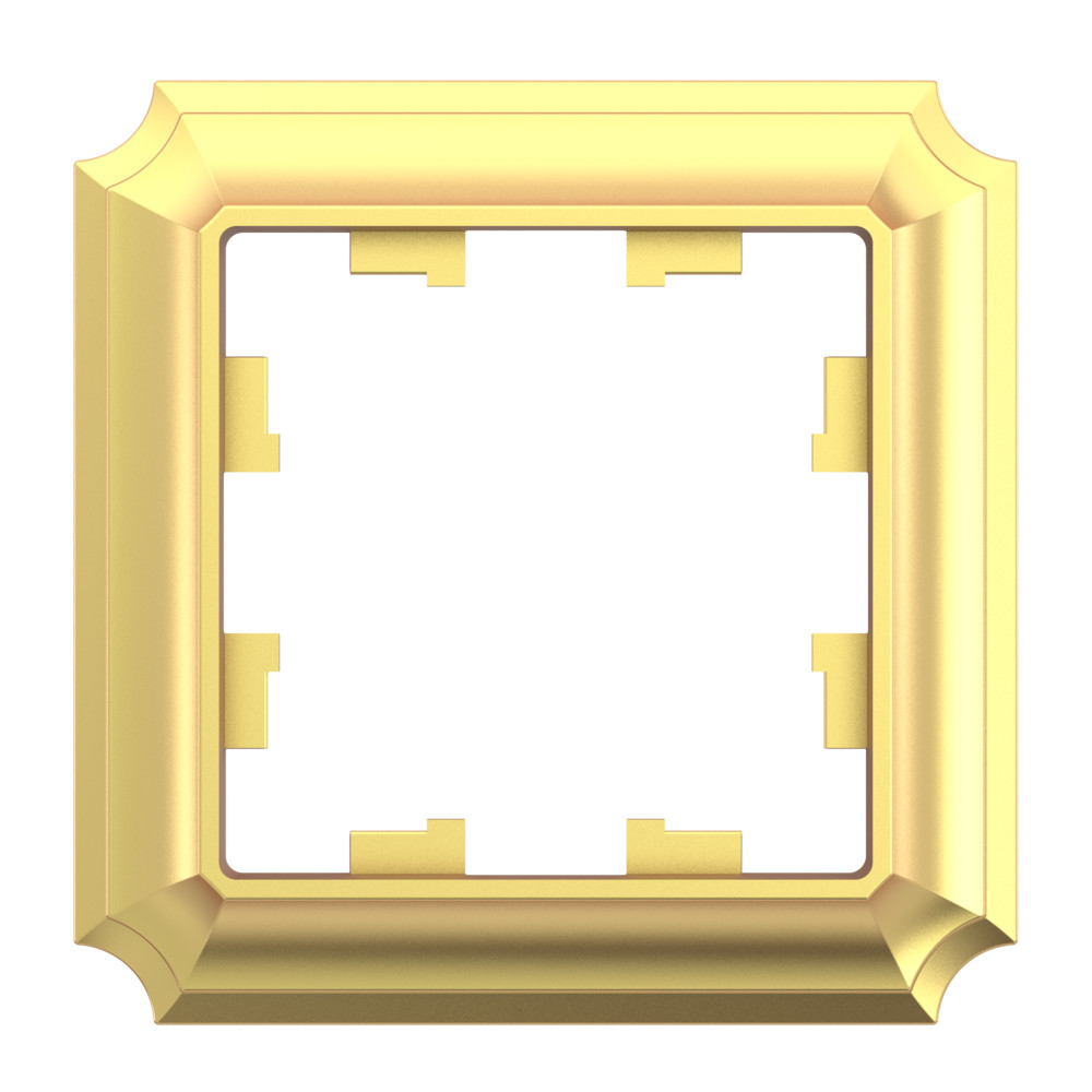 ATLASDESIGN ANTIQUE 1-постовая рамка, золото