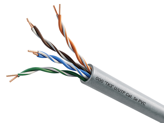 Витая пара U/UTP Cat 5e PVC 4х2х0,50 305м