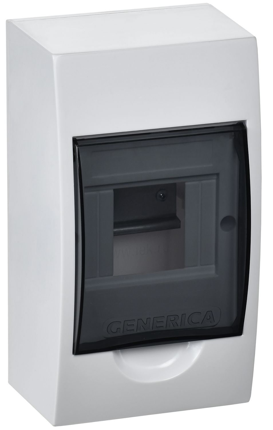 Корпус пластиковый ЩРН-П-4 черная прозрачная дверь IP41