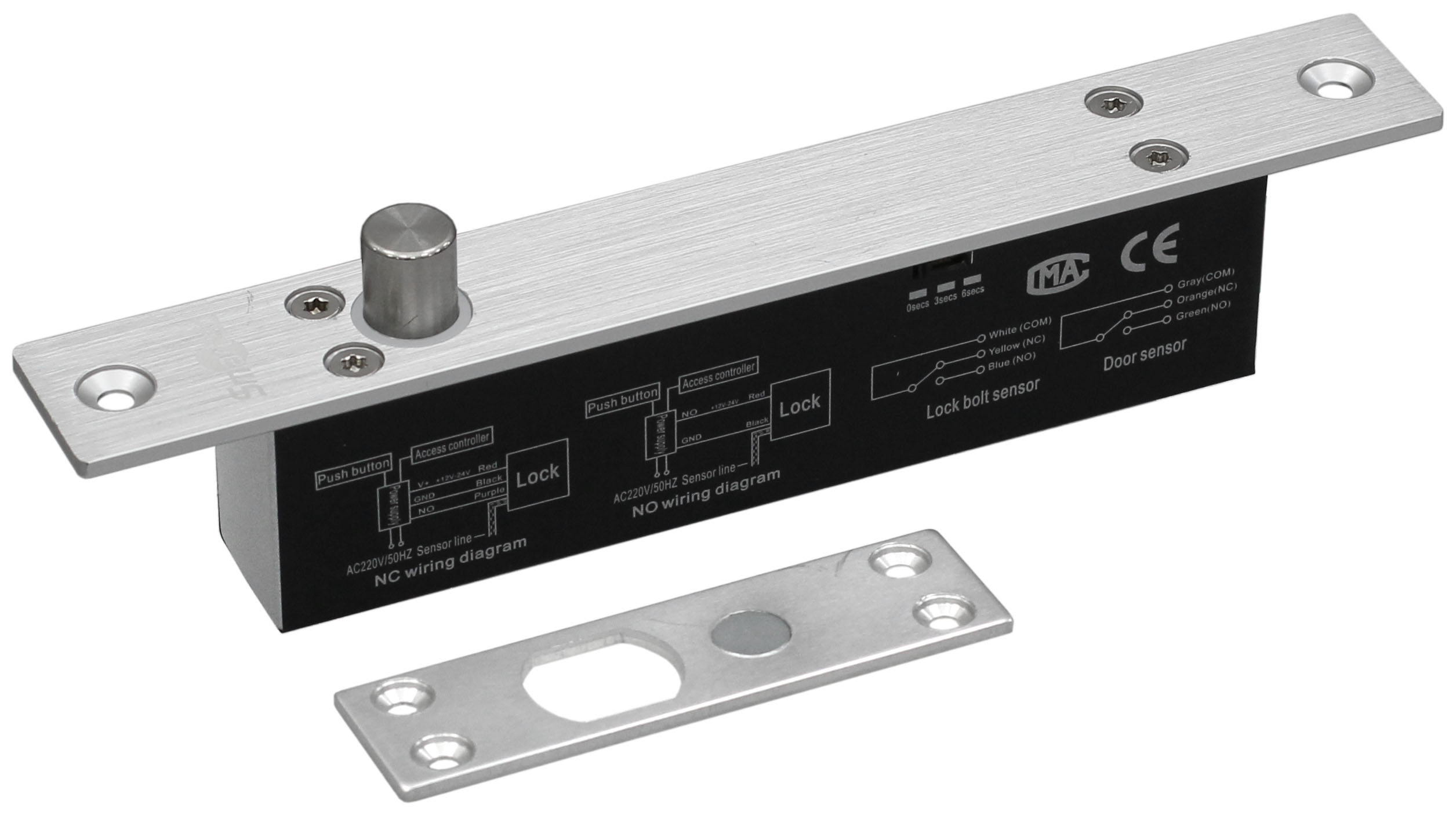 Замок электромеханический соленоидный Smartec ST-DB220DT