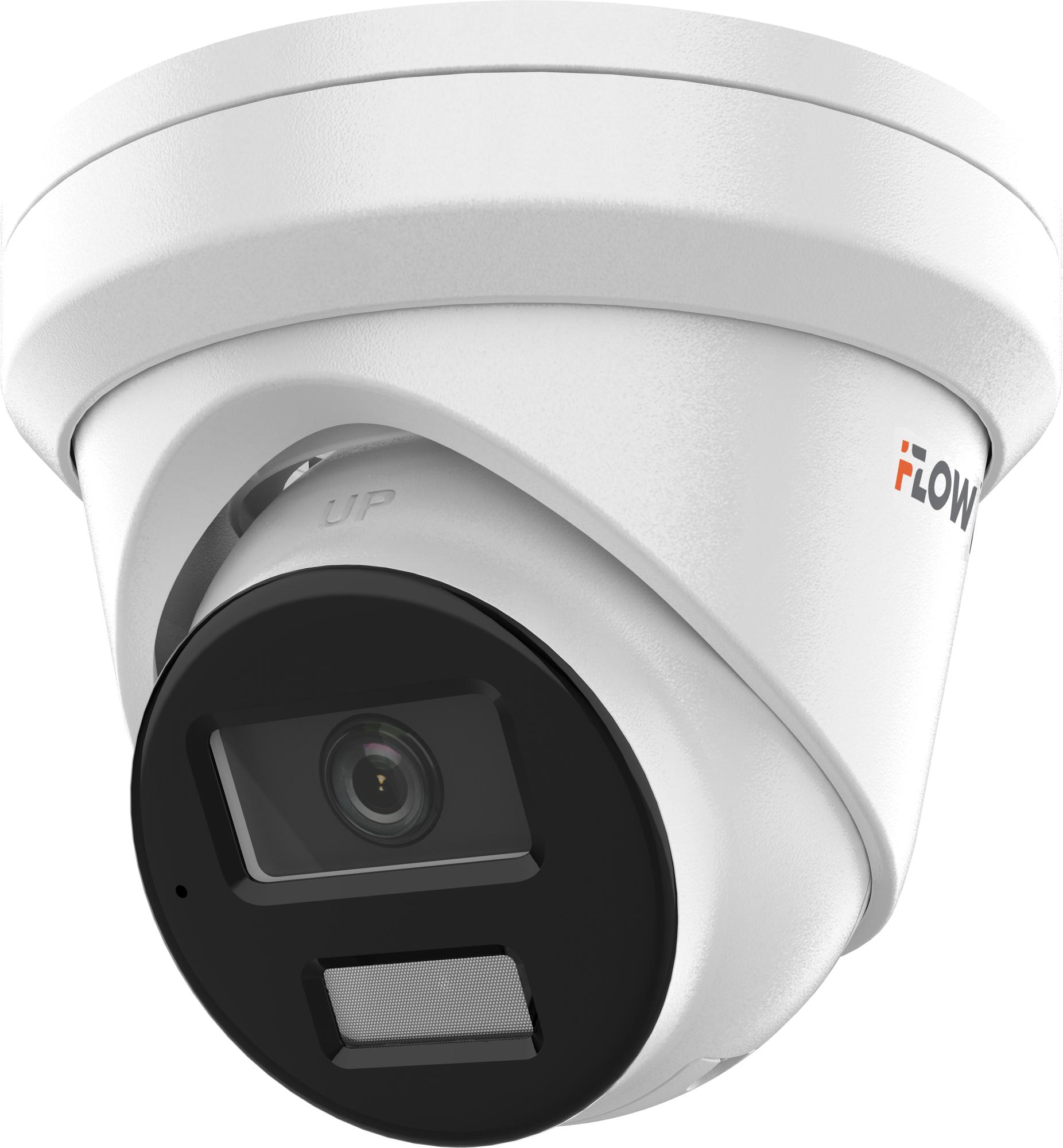 Видеокамера IP 2Мп купольная уличная IP67 ИК/LED-30м с PoE (2.8мм)