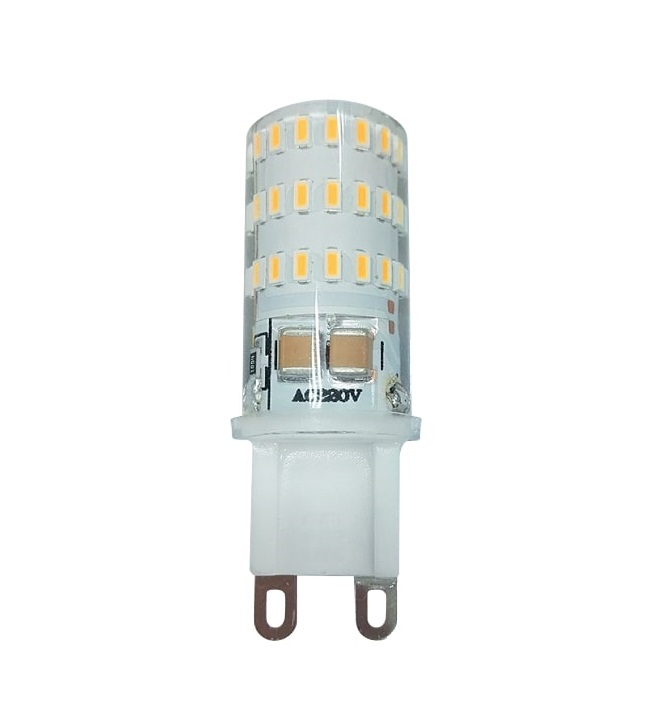 Лампа светодиодная LED 5Вт G9 300Лм теплый 220V/50Hz