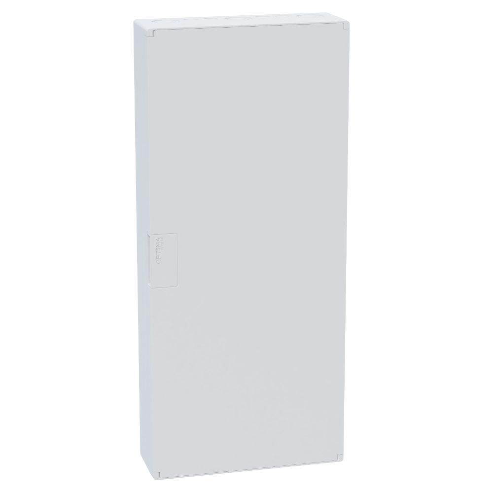 Щит ЩРН-п-48 пластиковый распред. OptiBox Pro 48-NNR-IP40 48м. навесной с пласт. белой дверцей IP40
