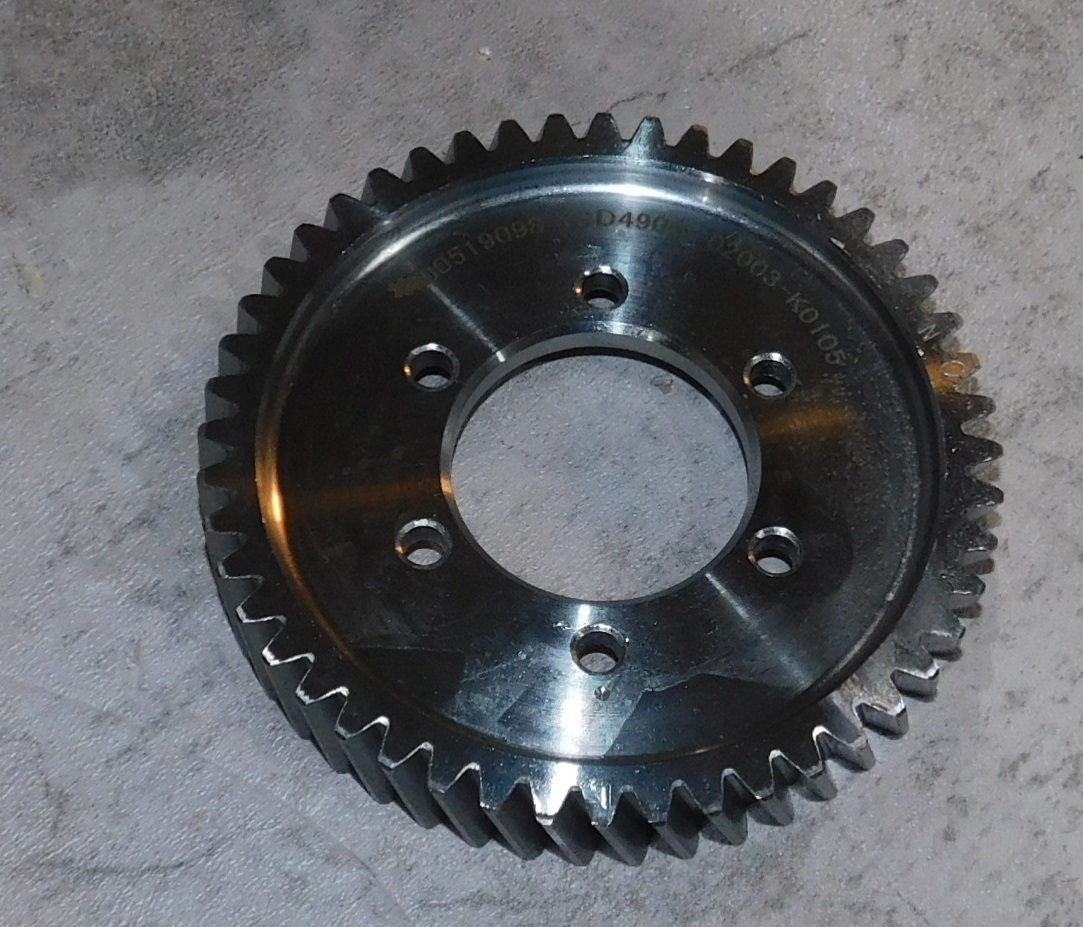 Шестерня привода тнвд TDY 19 4L/Fuel injection pump timing gear,YSD490Q-02003а