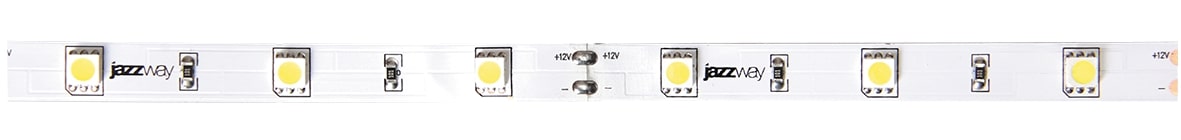 Лента светодиодная 14.4 Вт/м 12В 6500К холодный белый IP20 60 LED/м 5м