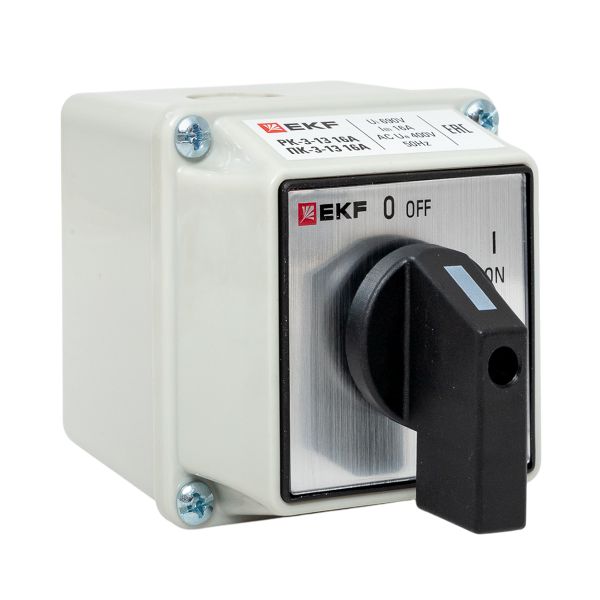 Переключатель кулачковый ПК-3-13 16А 3P вкл-выкл IP65 PROxima