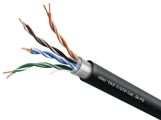 Витая пара F/UTP Cat 5e PE 4х2х0,48 305м