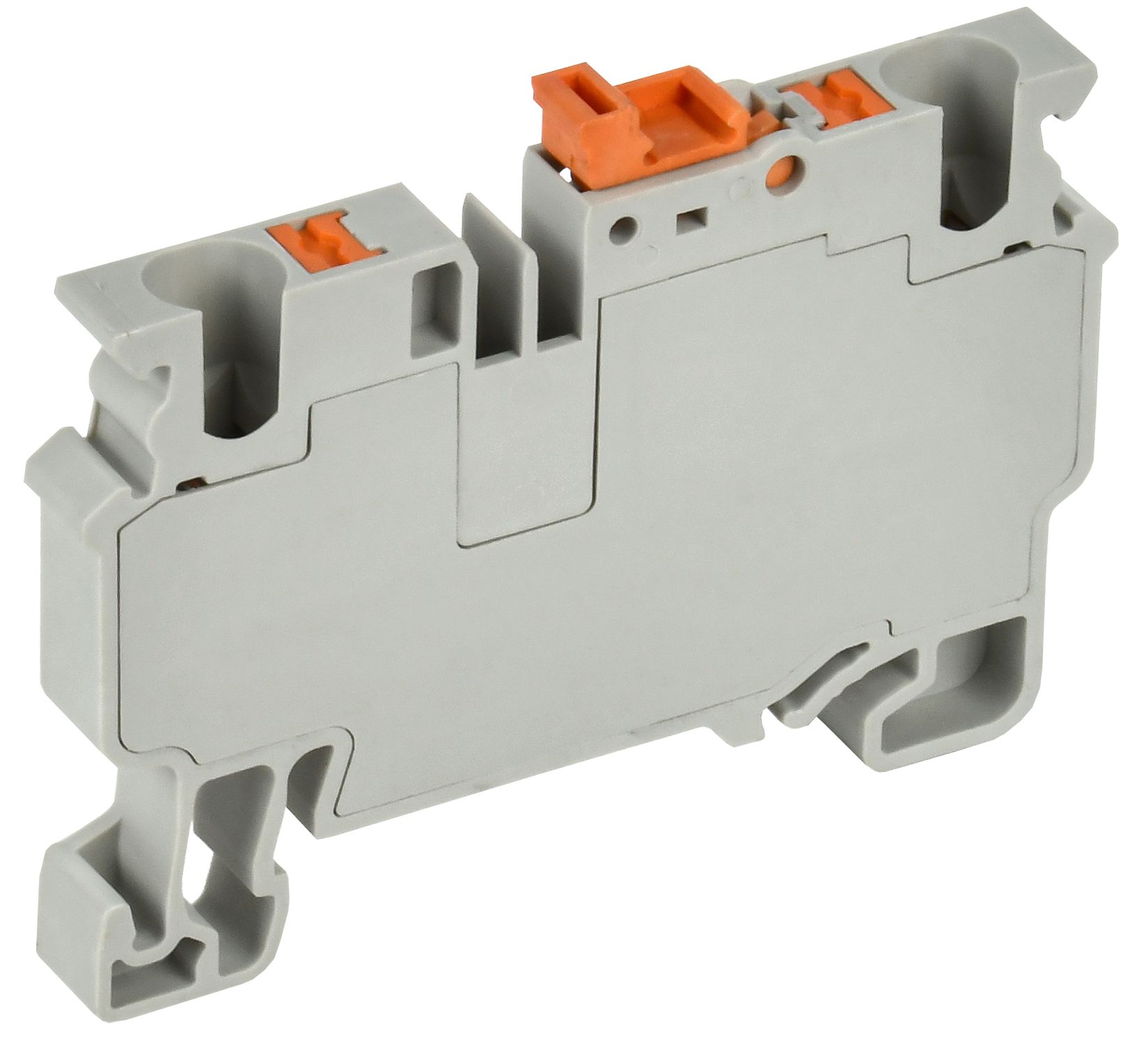 ARMAFIX Клемма пружин. Push-in CP-DT измерит. нож. разм. 4мм2 серая