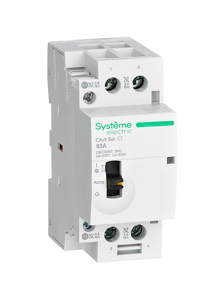 Контактор модульный City9 Set 2P 2НО 63A AC 230В-230В