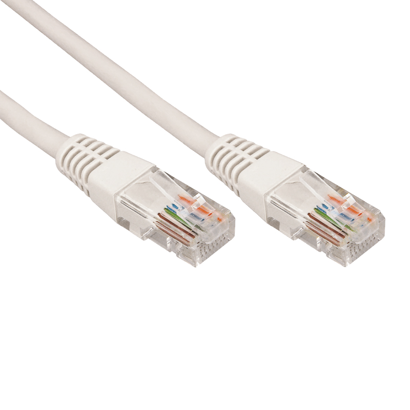 Патч-корд U/UTP CAT5e PVC серый 10 м