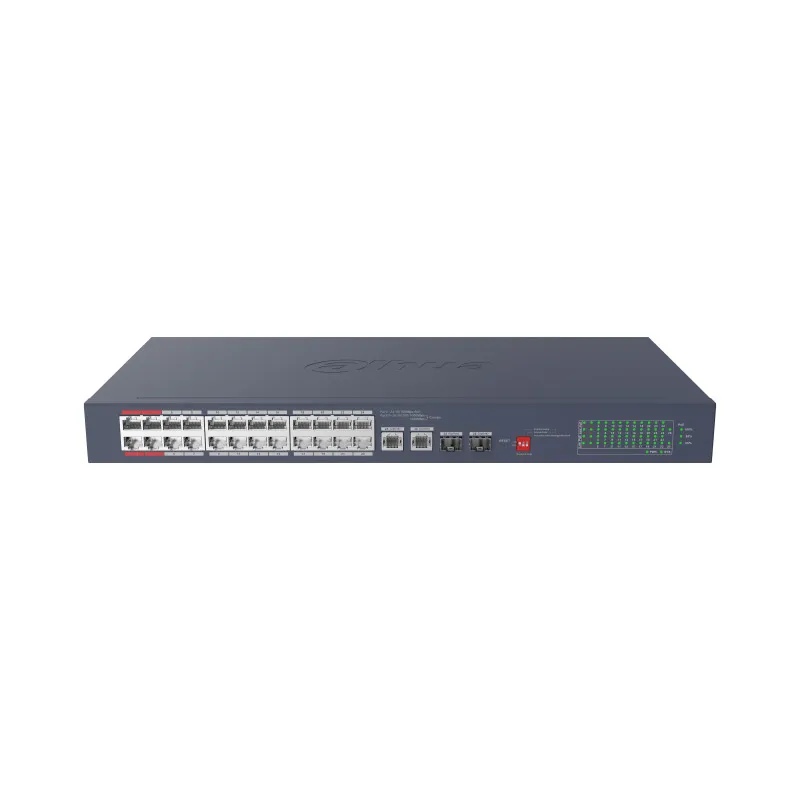 24-портовый гигабитный PoE коммутатор Dahua DH-CS4228-24GT-375-V2 с функцией облачного управления