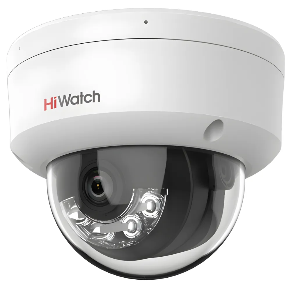 Купольная IP-видеокамера HiWatch DS-I452M (2.8 mm) с гибридной Smart-подсветкой и встроенным микрофоном