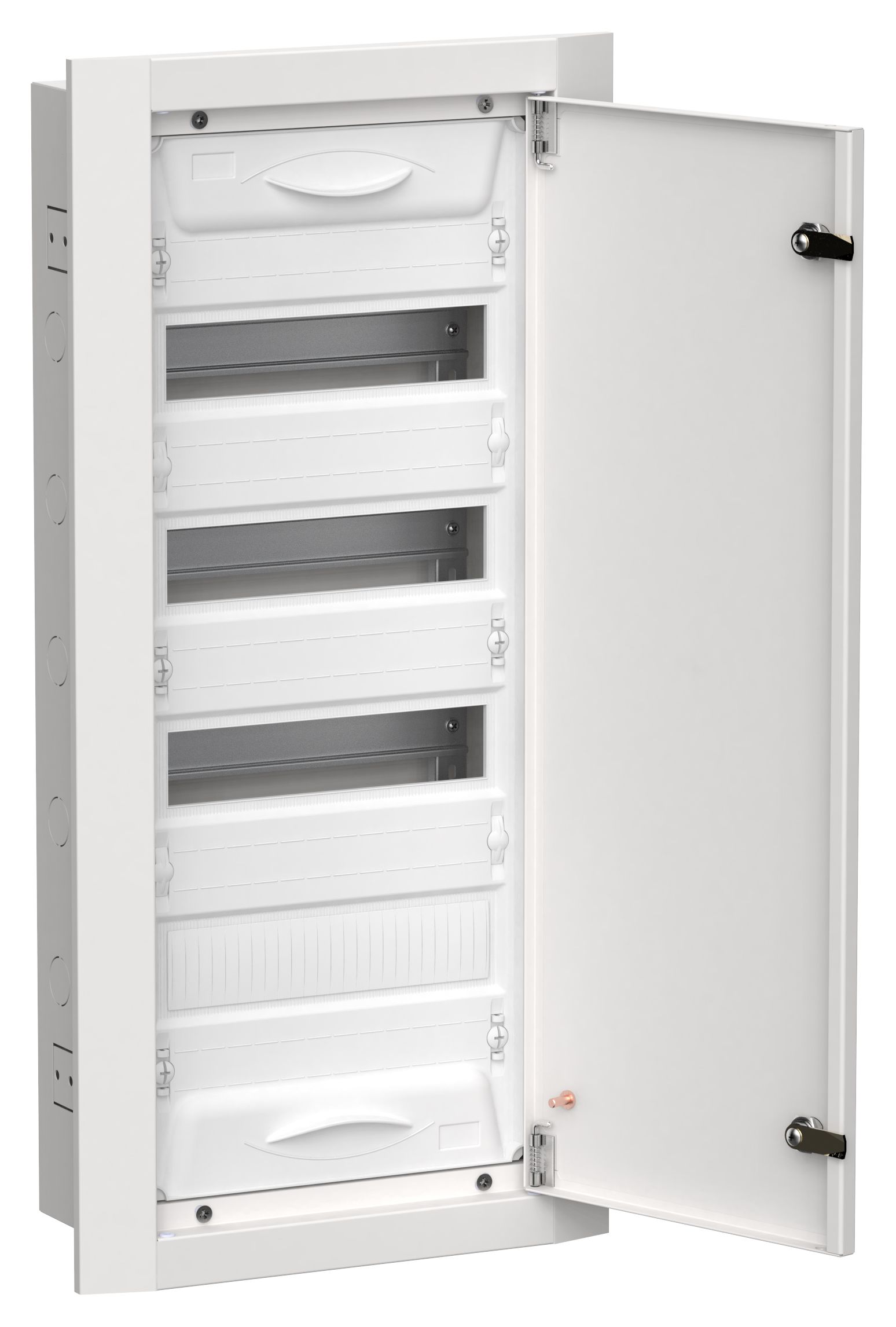 TITAN 5 Корпус металлический ЩРв-48 (1х48) 755х365х130мм IP31 белый (одна дверь)