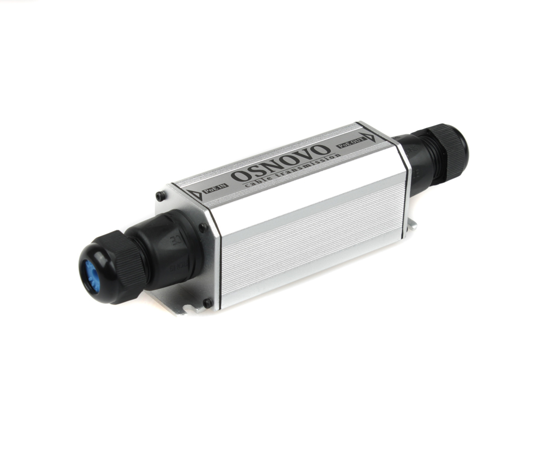 Удлинитель уличный PoE 2хRJ45 10/100/1000 Мб/с, IP66, до 500 м