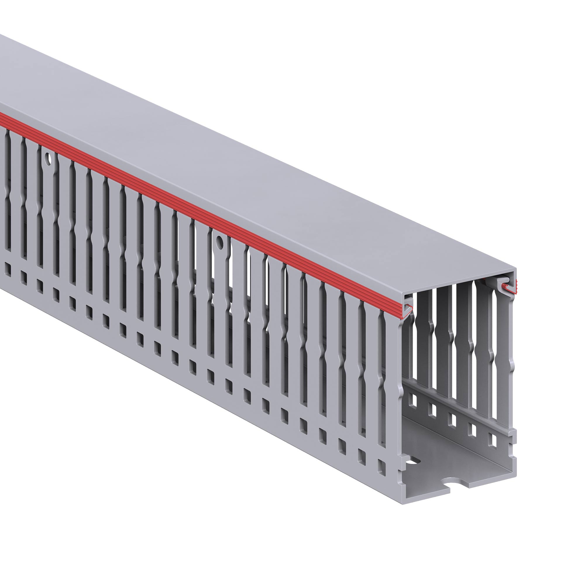 Короб перфорированный RL6 40x60 серый QUADRO