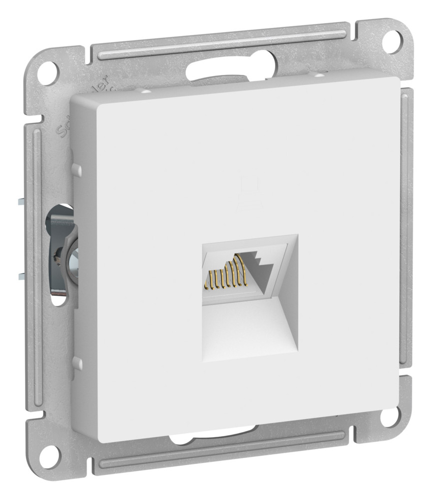 ATLASDESIGN розетка компьютерная RJ45, кат. 5Е, механизм, лотос