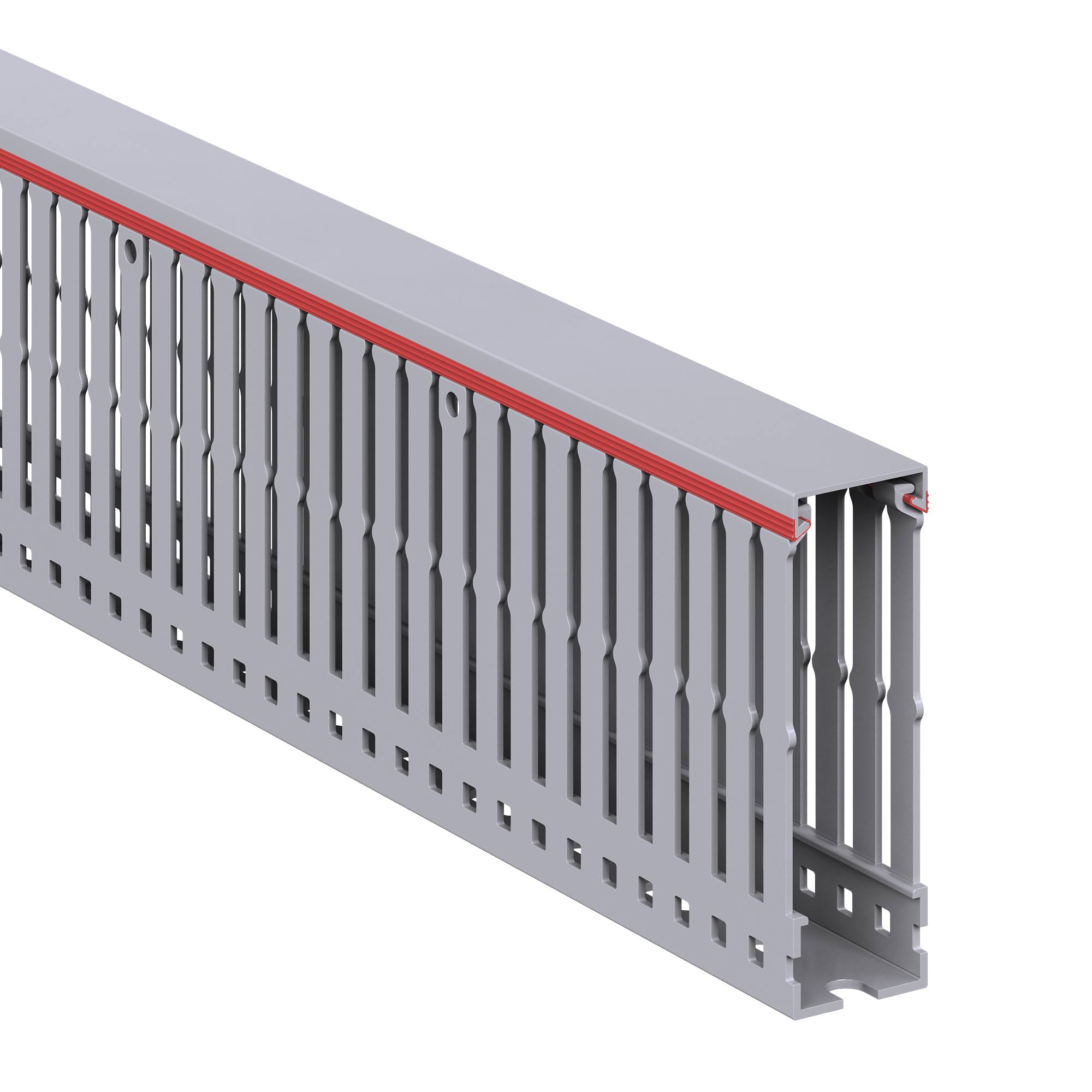 Короб перфорированный RL6 25x80 серый QUADRO