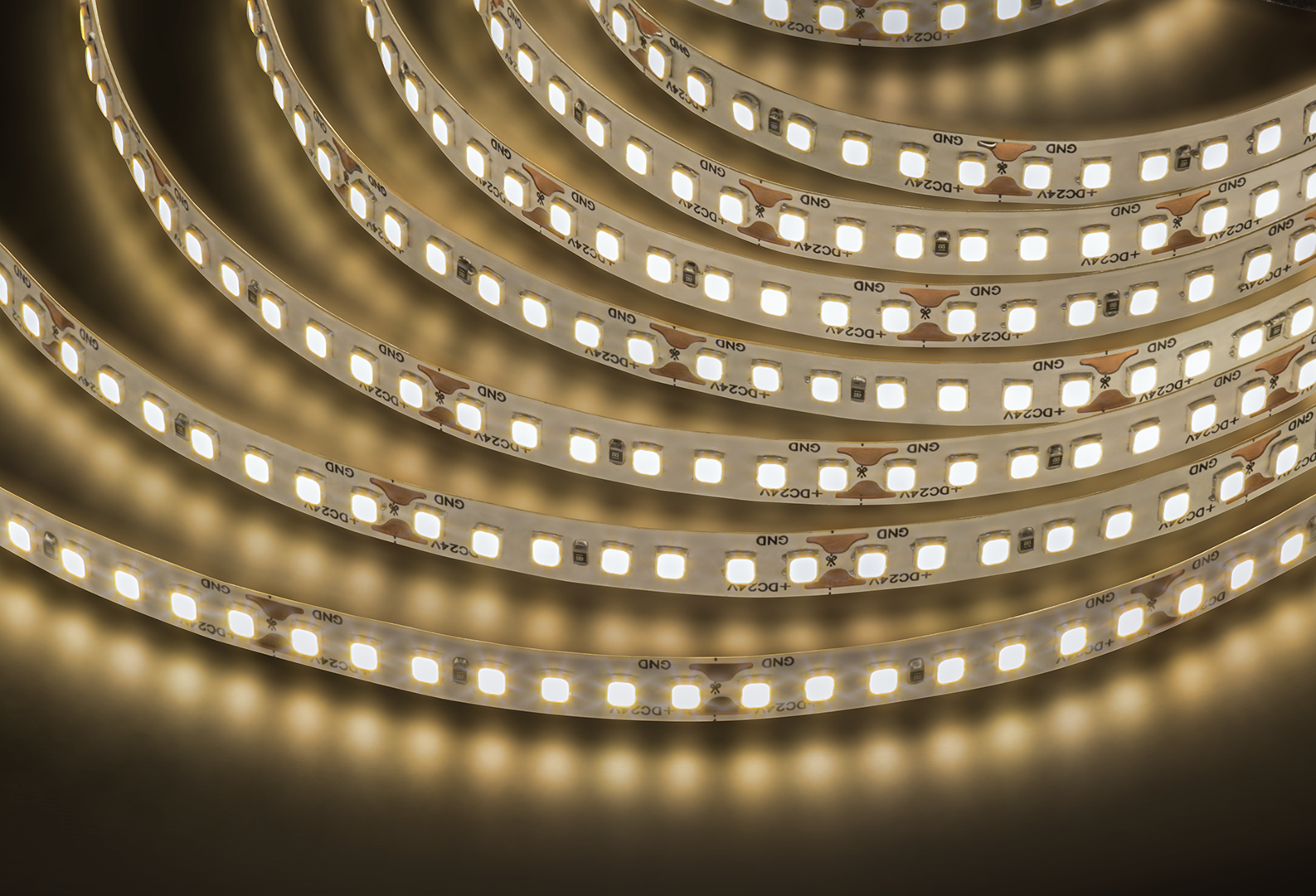Лента светодиодная 14Вт/м 24В 3000К IP20 182LED/м NLS-2835 5м