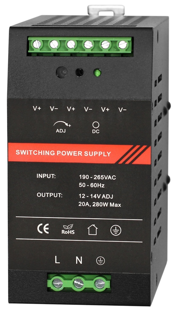 Блок питания стабилизированный Smartec ST-PS120DDU-BK