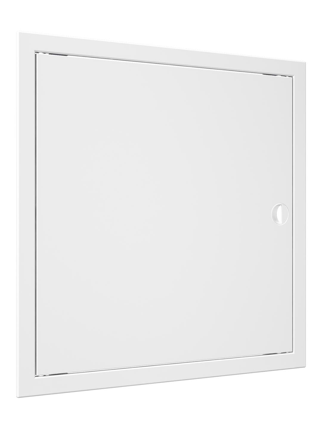 Люк-дверца ревизионная с ручкой, из ABS пластика 418х418 и с фланцем 396х396