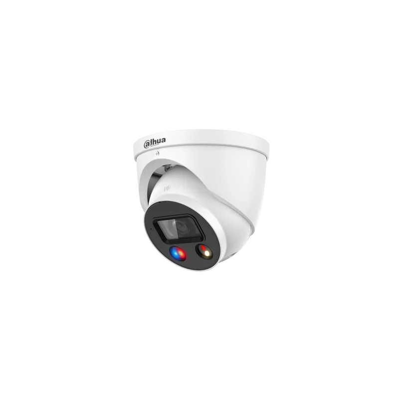 Уличная купольная IP-видеокамера Full-color с ИИ и активным сдерживанием 4Мп Dahua DH-IPC-HDW3449HP-AS-PV-0280B