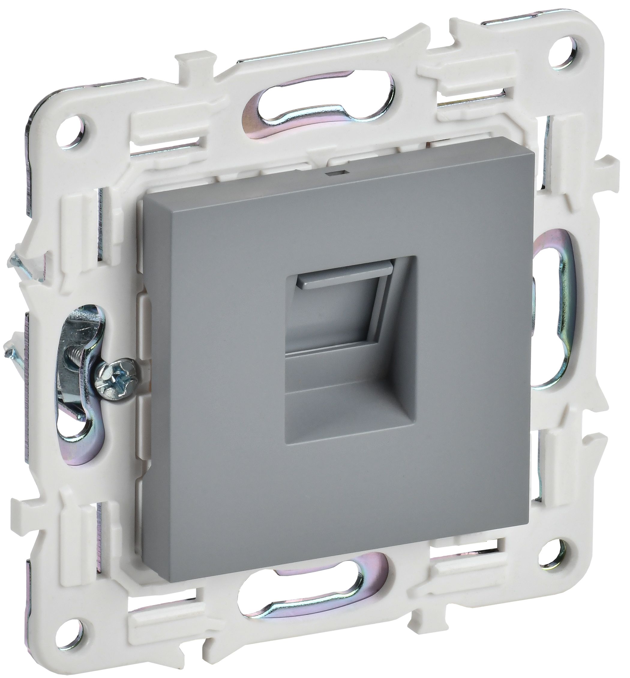 SKANDY Розетка компьютерная RJ45 кат.5E SK-K01Gr серый