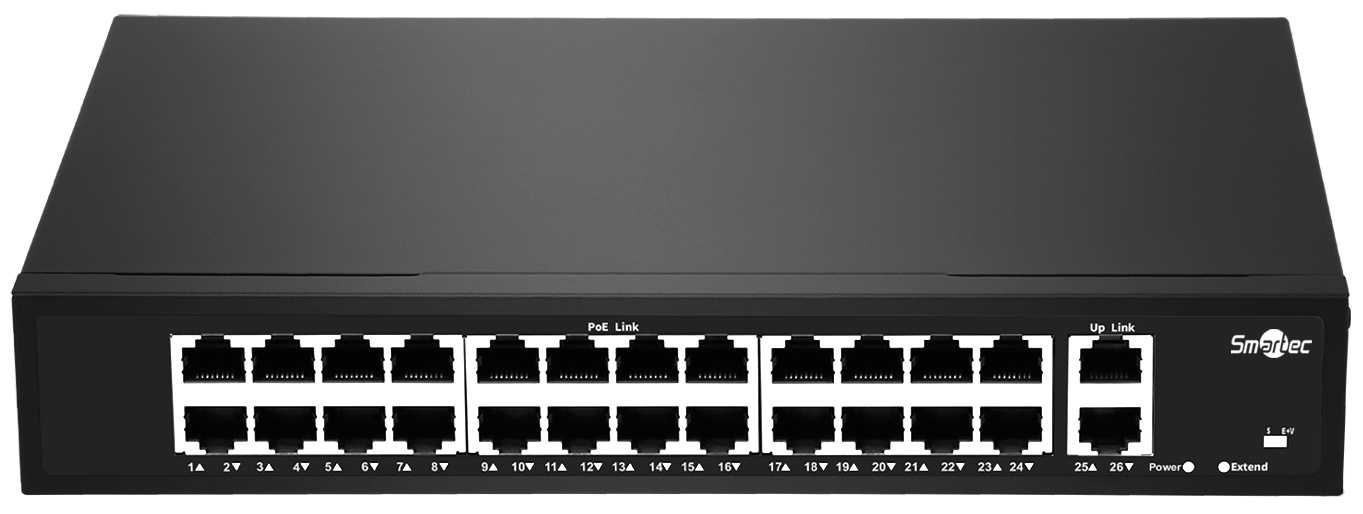 Коммутатор с питанием по PoE Smartec ST-NS224MB-GD