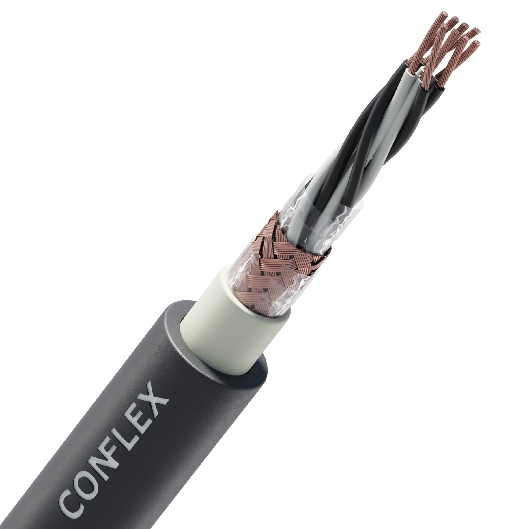 Кабель монтажный CONFLEX МКЭШВнг(А)-LS 4х2х1,0 тртс