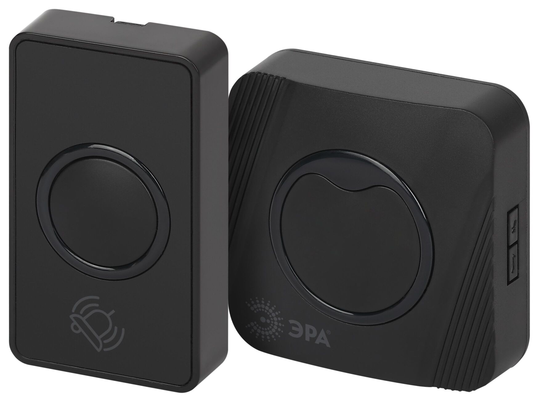 Звонок дверной беспроводной RGB подсветка 36 мелодий от сети чёрный C101 POLYCOLOR