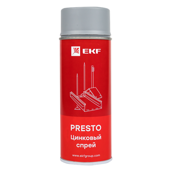 Спрей цинковый Presto 400мл