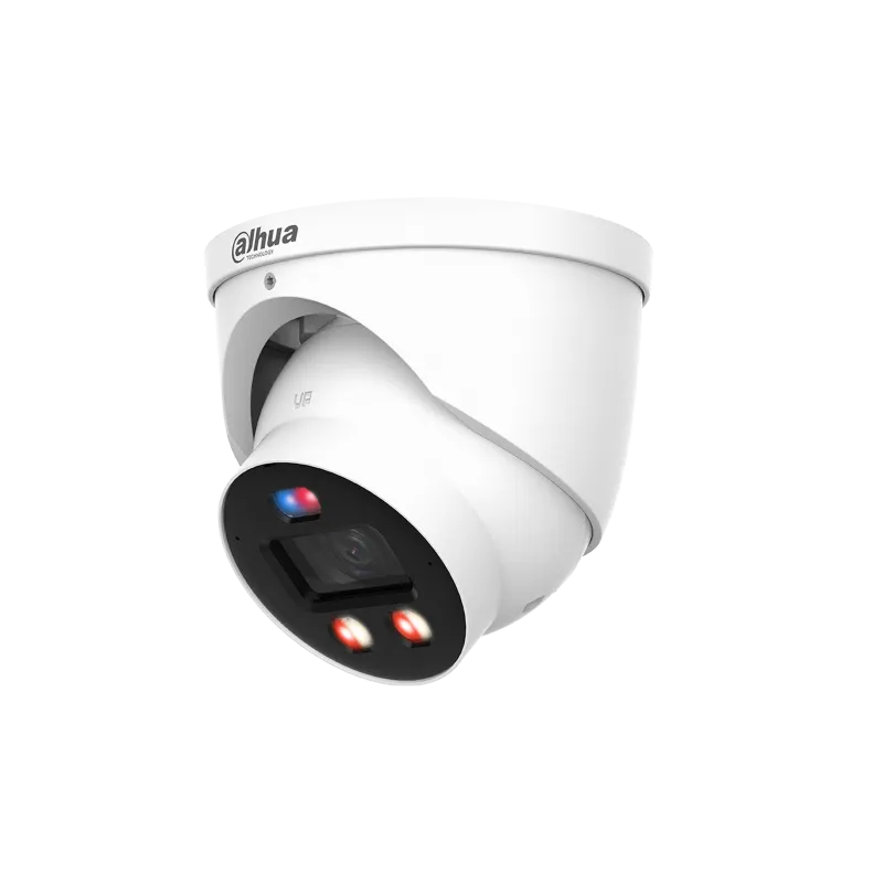 DH-IPC-HDW3449HP-AS-PV-0280B-PRO 4 Mп уличная купольная IP-видеокамера Full-color с ИИ и активным сдерживанием