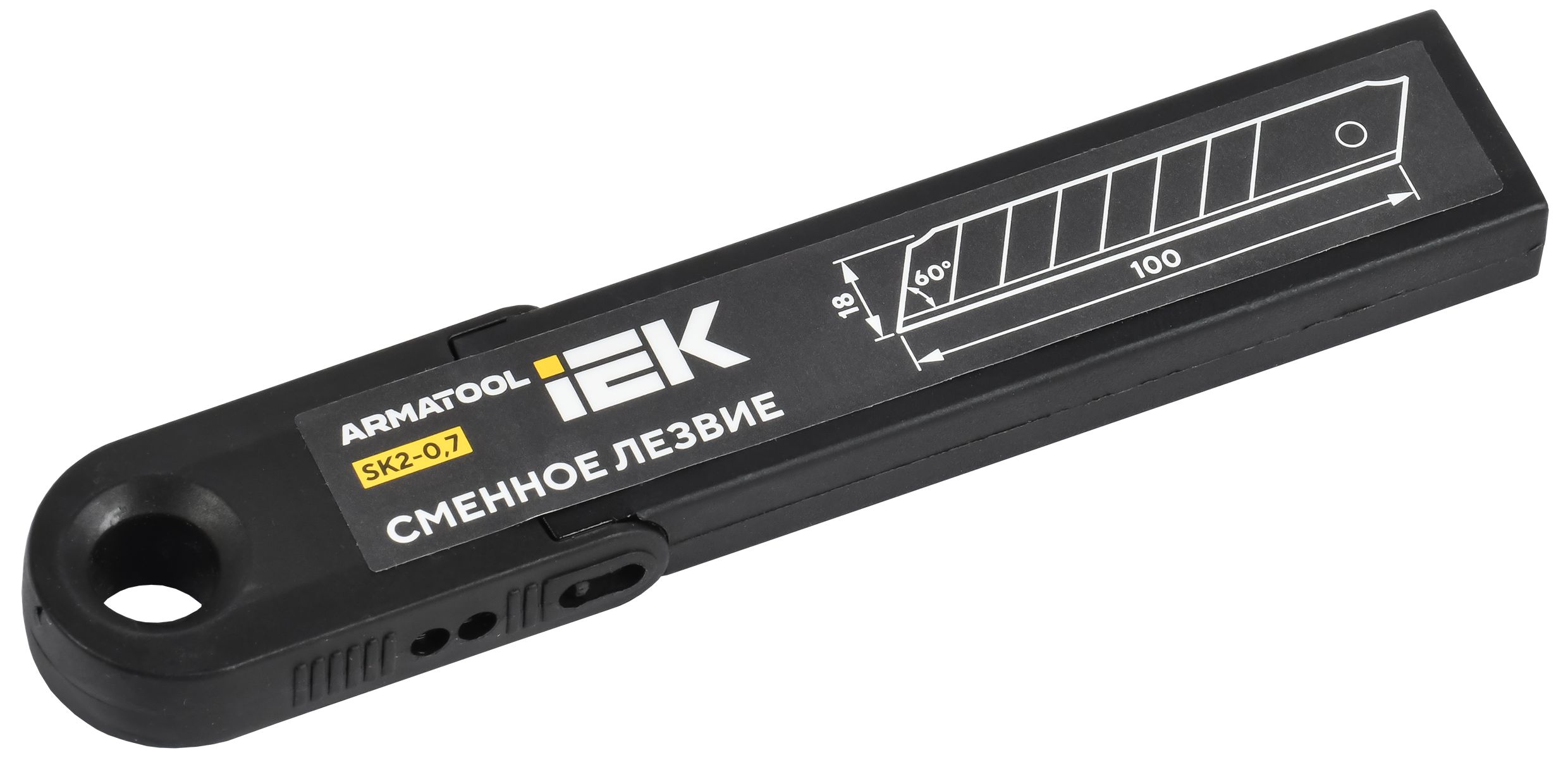 ARMATOOL Сменное лезвие 60 градусов 18х100мм SK2 набор 10шт