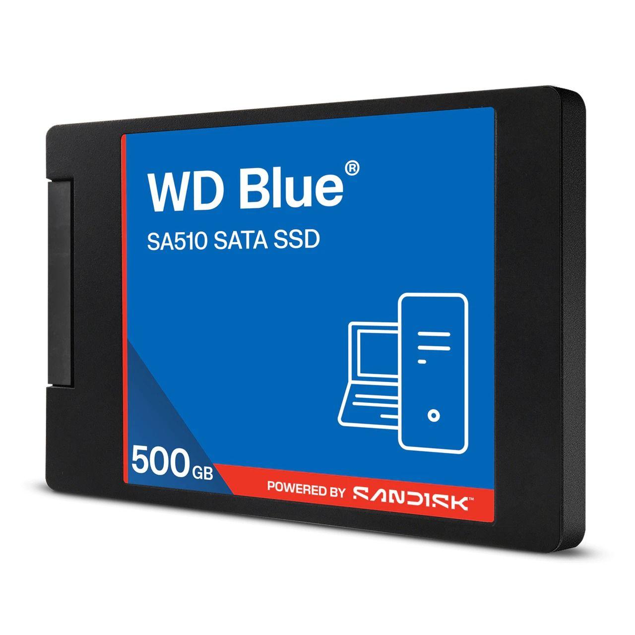 Накопитель SSD 2.5'' 500ГБ Blue, SATAIII, 3D NAND TLC, 560/510 МБ/с