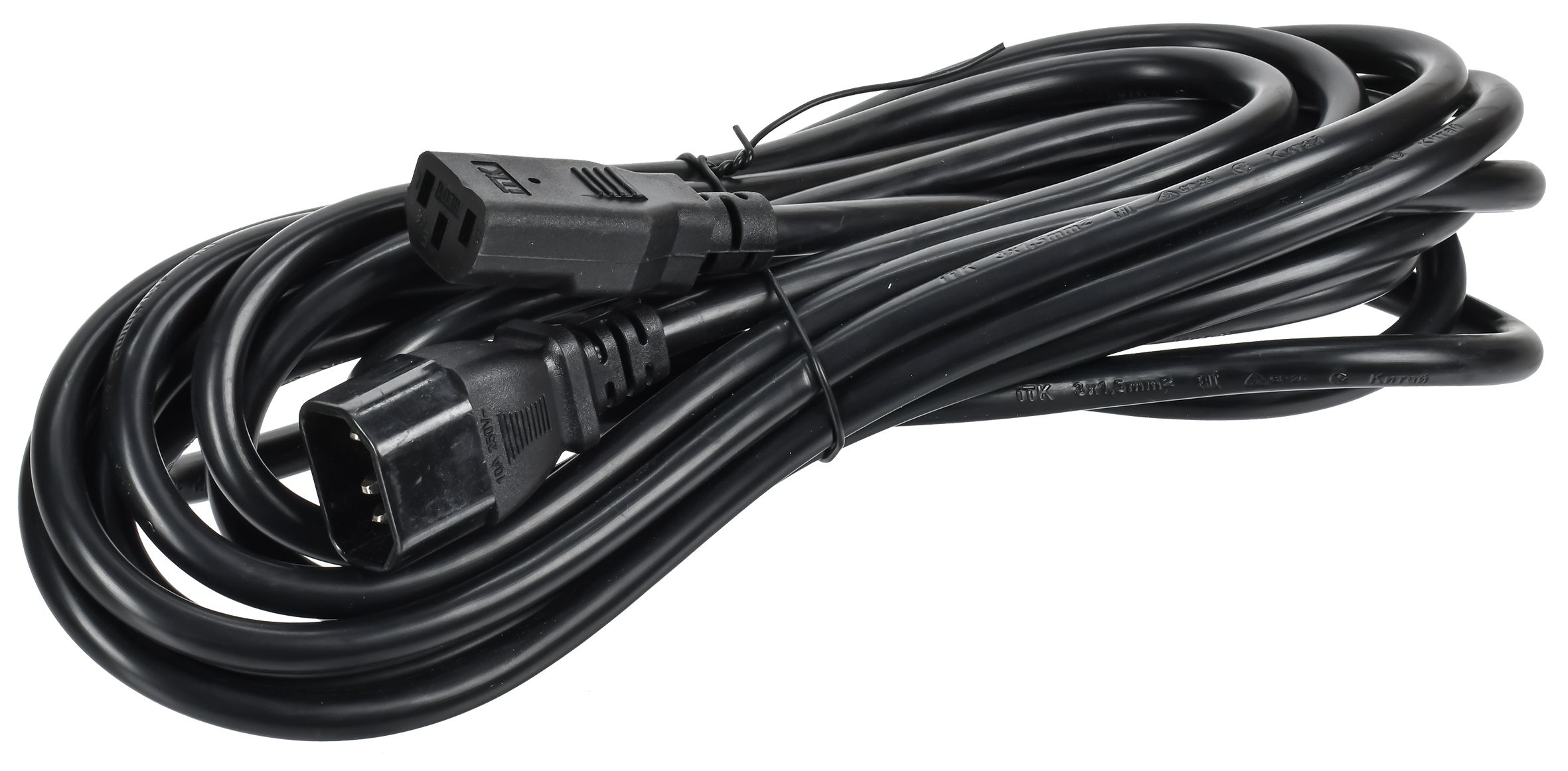 Кабель электропитания PDU 3х1,5мм2 5м с разъёмами С13-C14