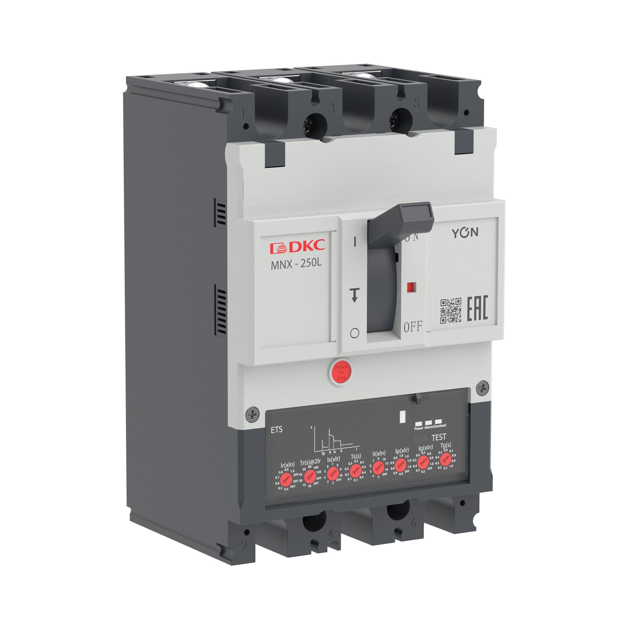 Выключатель автоматический YON pro MNX250L 3P 250 A 70 kA при AC415V расц. ETS