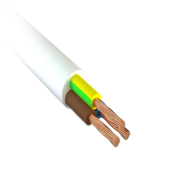 Провод ПВСнг(А)-LS 3х2,5 (100м) белый тртс
