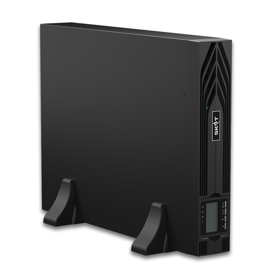 Источник бесперебойного питания Online, SKAT-UPS 1000-RACK-ON-2X9-E P3, 1000 ВА/1000 Вт, 1/1, Rack/Tower, встр. АКБ 24В (2x9Ач), 8хC13