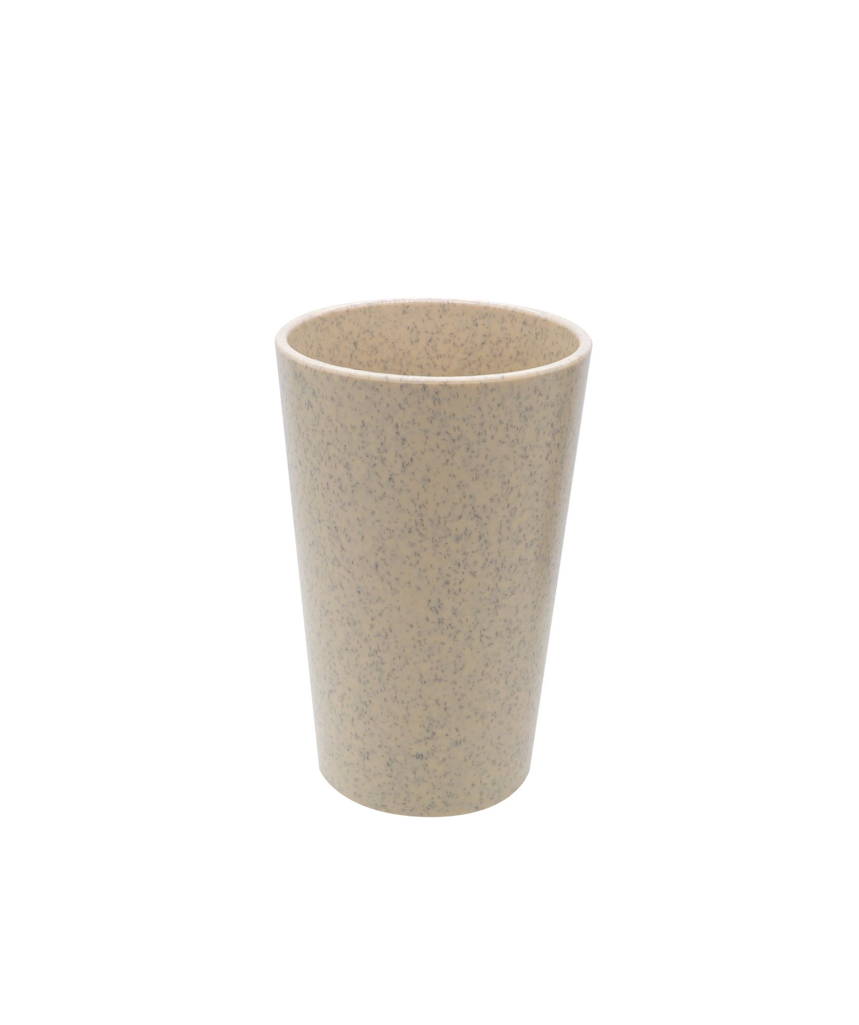 Стакан Модерн 250 мл., d76мм, h120мм, небьющийся, полипропилен, гранит бежевый (4 шт.)
