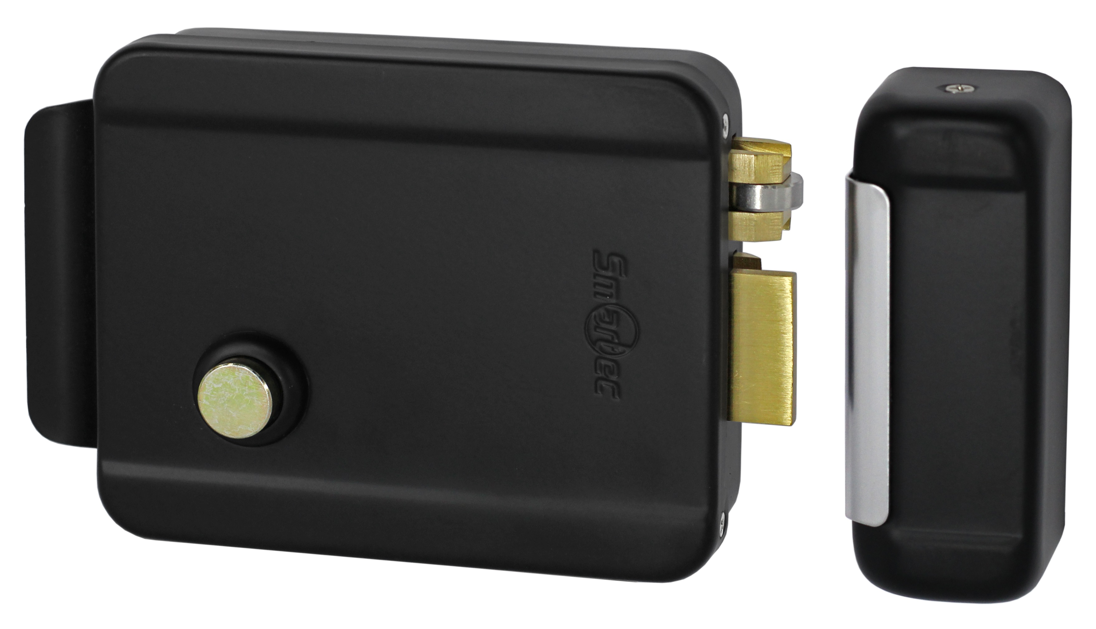 Замок электромеханический накладной Smartec ST-RL073SI-BK