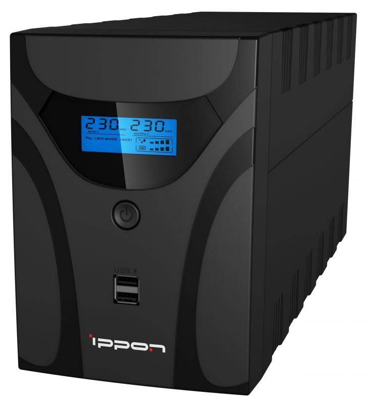 Источник бесперебойного питания Line-interactive Smart Power Pro II 1200 ВА/720 Вт фазы 1/1, Tower, 4xSchuko, USB type B, c АКБ