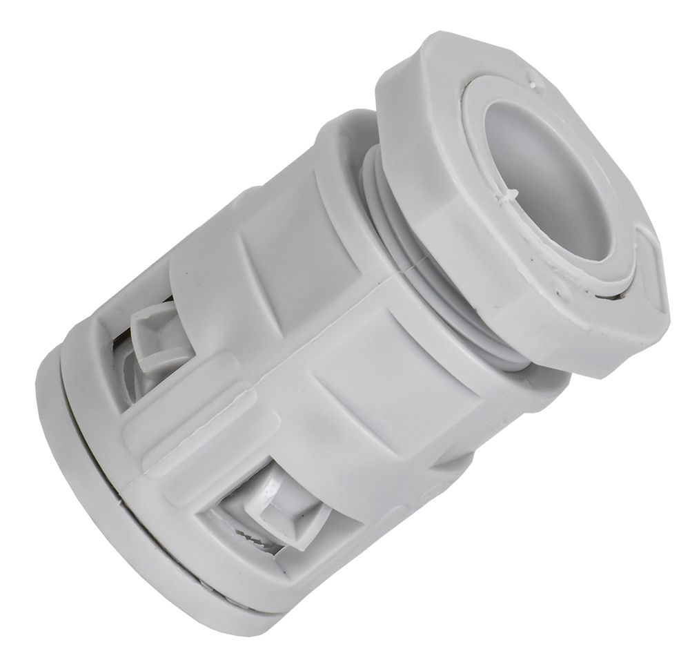 ELASTA Муфта вводная для гофрированных труб MVN25 IP40 серая