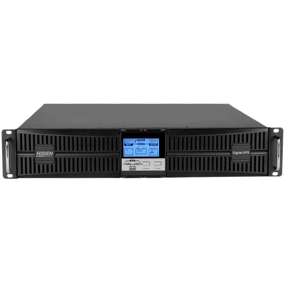ИБП HIDEN EXPERT UDC9206H-RT, внешние акб= ±96/108/120В (16/18/20 АКБ), ЗУ 5А, 6 kVA/6 kW (PF=1)