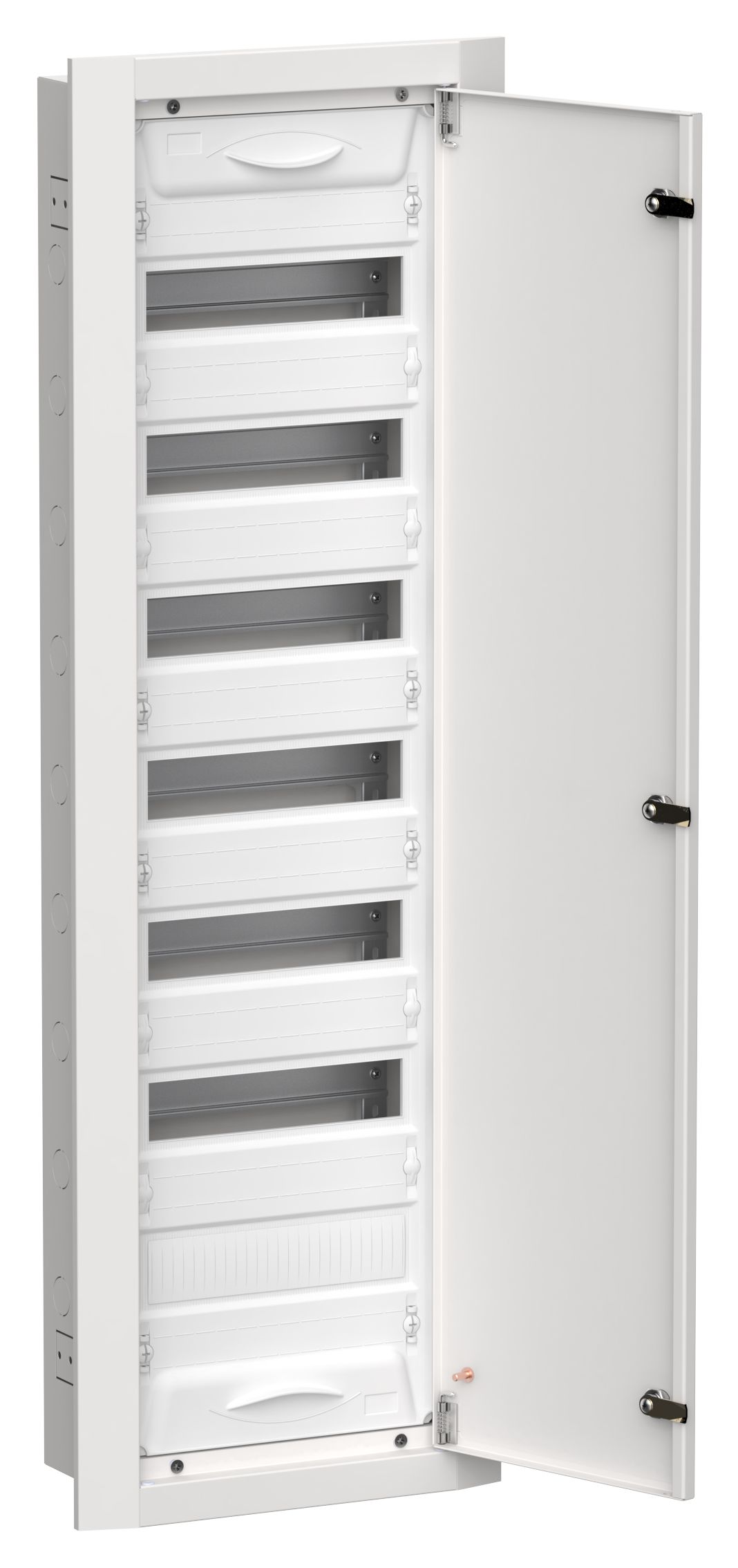 TITAN 5 Корпус металлический ЩРв-84 (1х84) 1130х365х130мм IP31 белый (одна дверь)